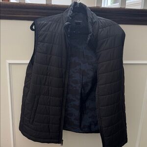 Club Monaco Black Quilted Vest